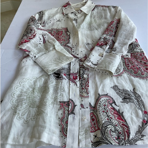 Nice and casual  100% linen top. - Picture 9 of 15